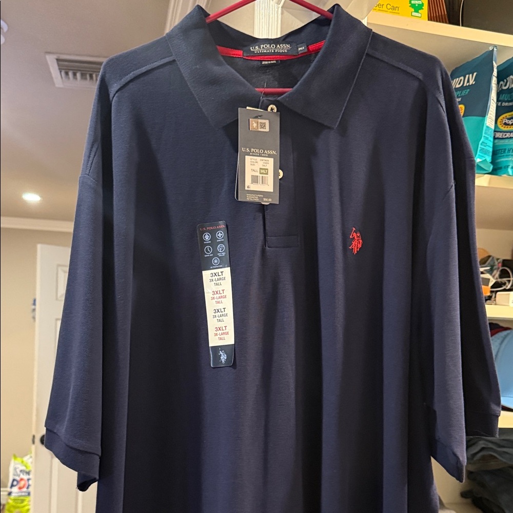 U.S. Polo Assn. Men's Dark Blue Polo Shirt
